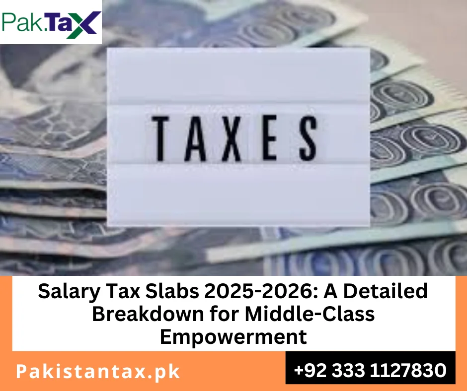Middle class tax relief Pakistan budget 2025–26
