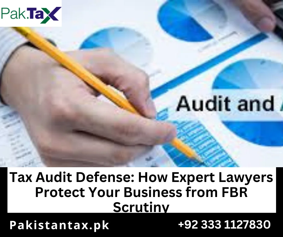 Income tax audit notice and legal consultation in Pakistan