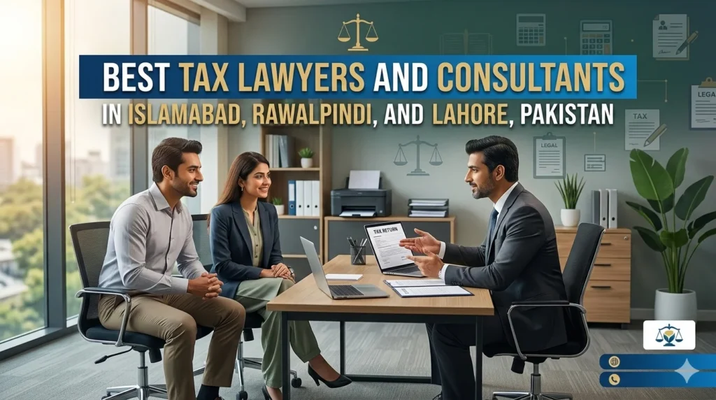 Tax lawyers and consultants providing income tax and FBR compliance services in Islamabad Pakistan