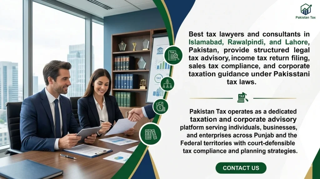 Income tax return filing services by tax consultant in Pakistan